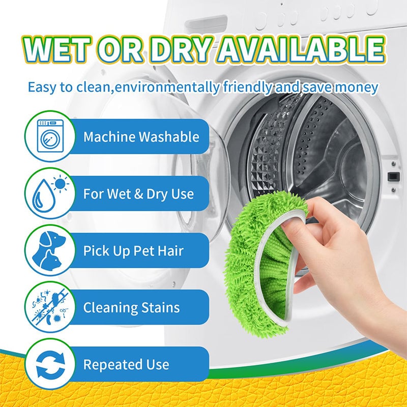 Recambios de mopa de chenilla para uso doméstico — cabezales de repuesto para la limpieza de pisos