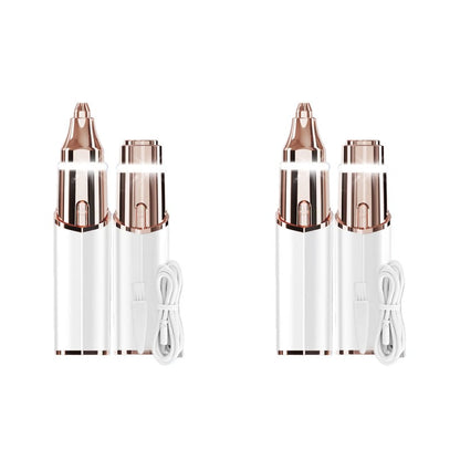 Portable 2-in-1 Facial Shaver