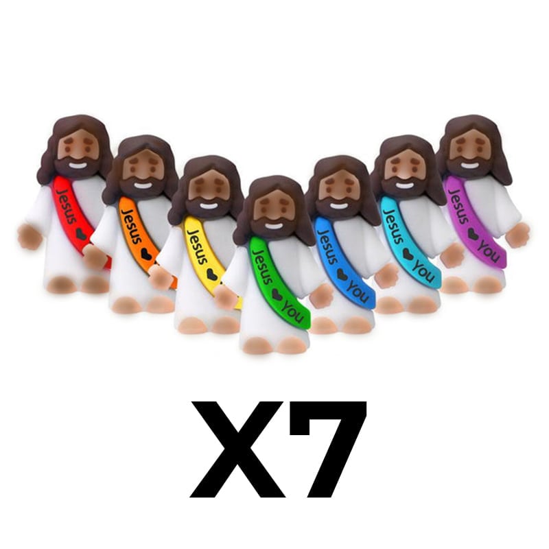 Mini Jesus Figurines -Dark Skin
