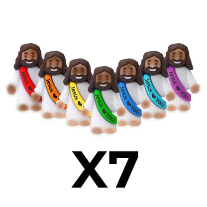 Mini Jesus Figurines -Dark Skin