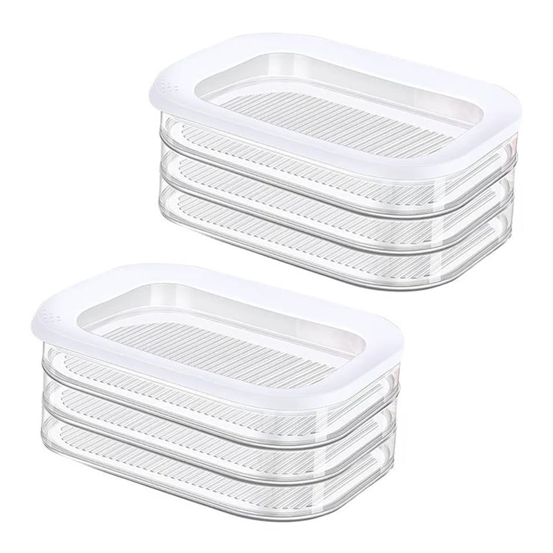 3 Layer Reusable Food Storage Container