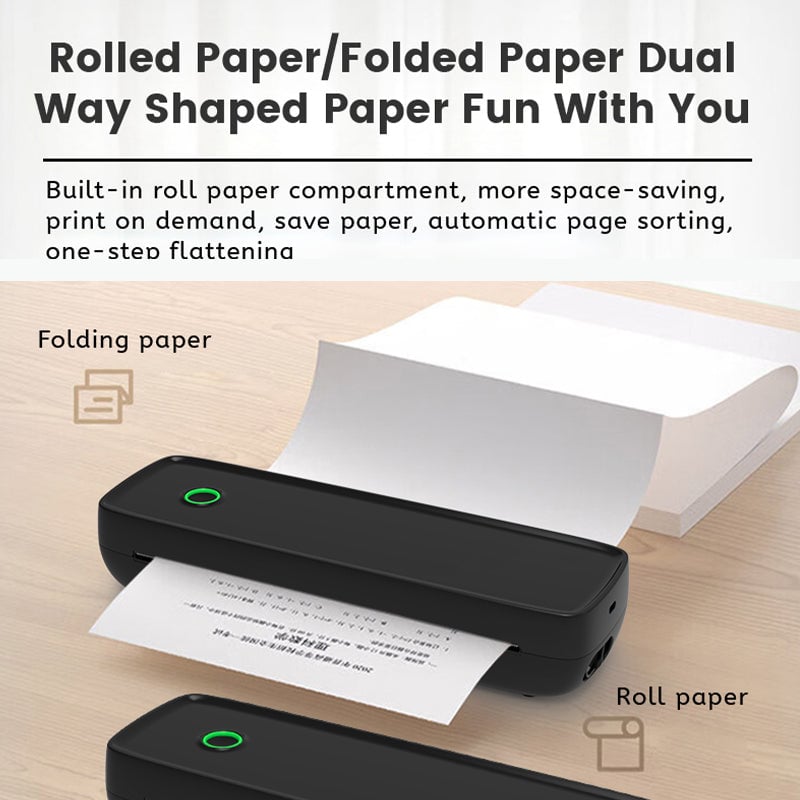 Portable Wireless Bluetooth Thermal Printer