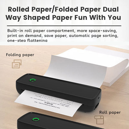 Portable Wireless Bluetooth Thermal Printer