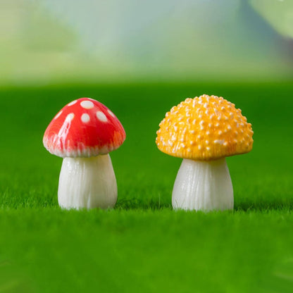 Simulation Mushroom Car Decoration