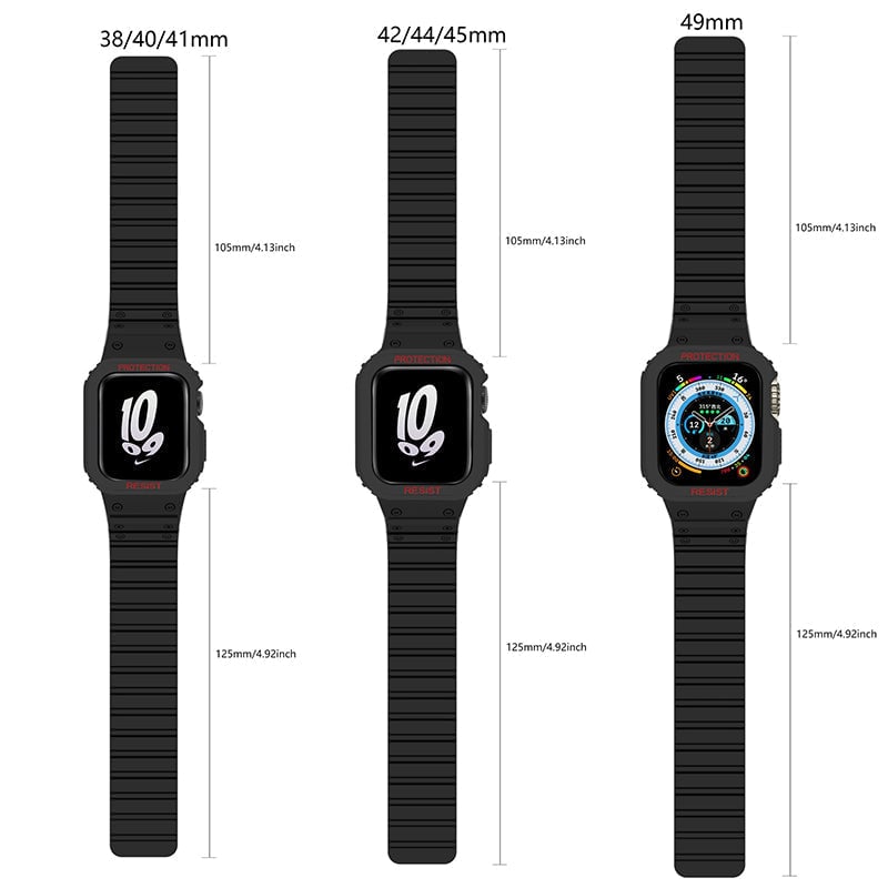 Apple Watch Integrated Magnetic Silicone Strap
