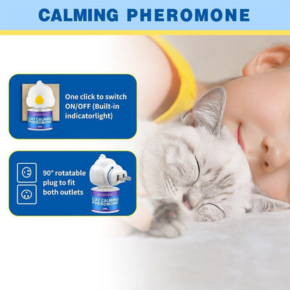 Pet Calming Pheromone Diffuser Set (Cat & Dog Versions)