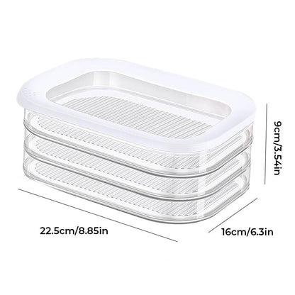3 Layer Reusable Food Storage Container