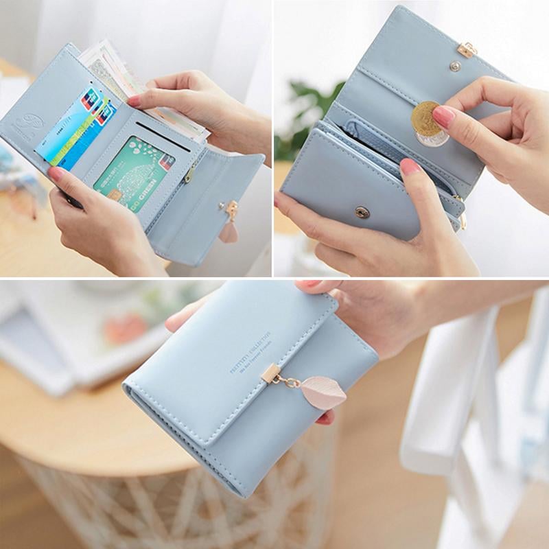 Leaf Tri-fold Short Wallet