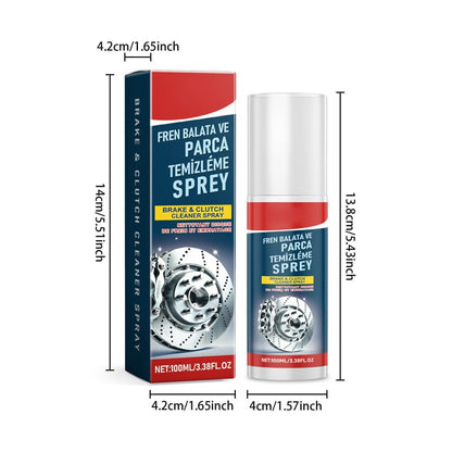 Brake disc cleaner with rust remover & polish