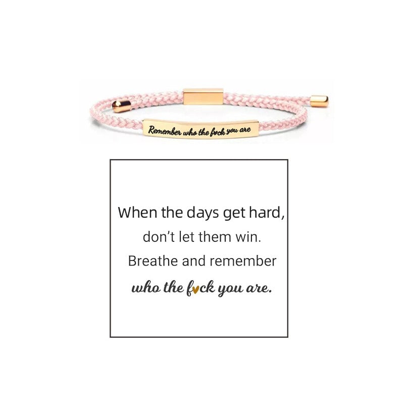 Pulsera Inspire ajustable trenzada