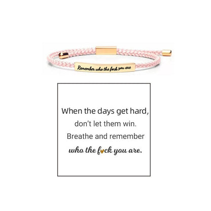 Pulsera Inspire ajustable trenzada