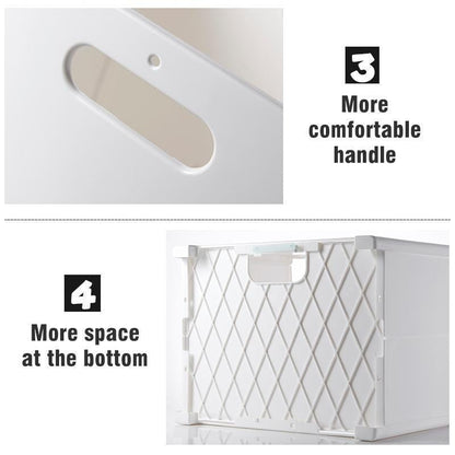 Punch-Free Folding Storage Basket