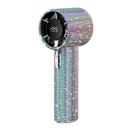 Sakerplus Luxury Rechargeable Handheld Turbo Fan
