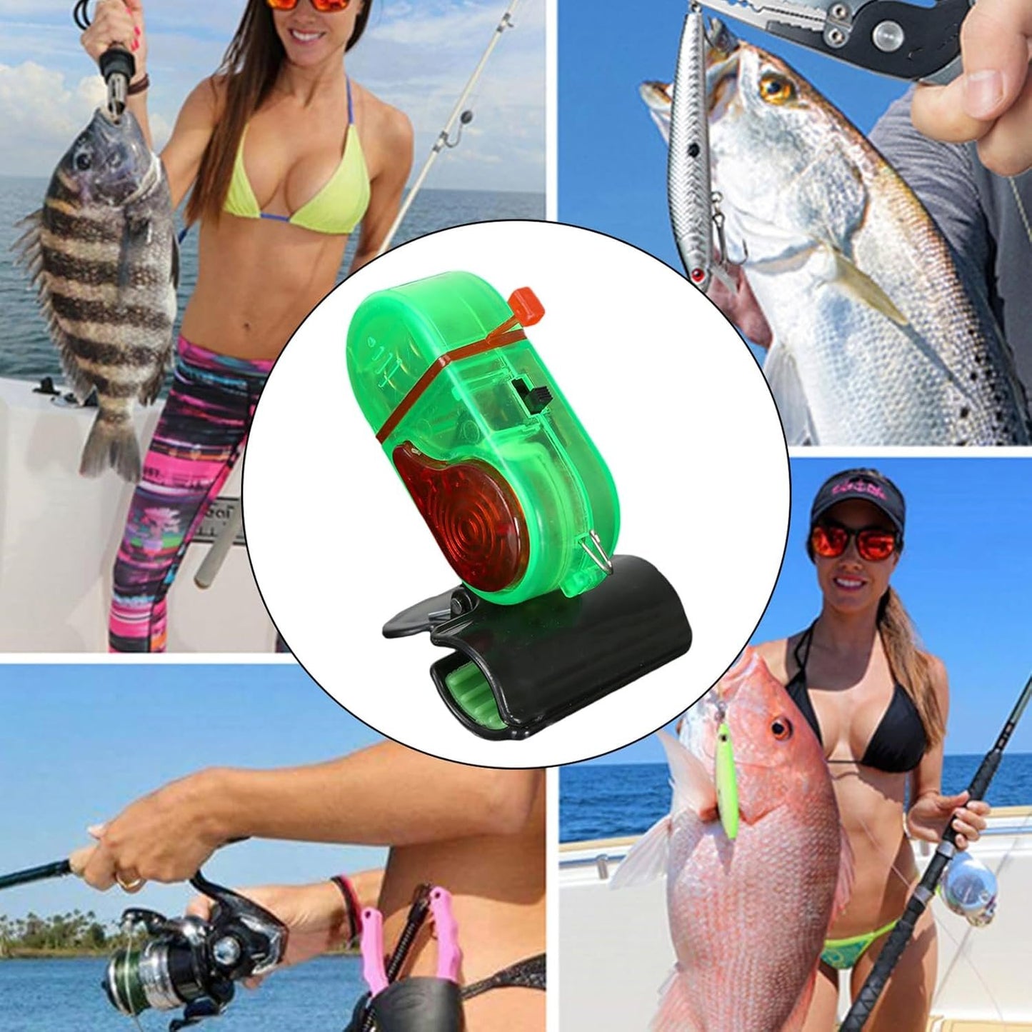 Fishing Bites Alarm with Sound Light