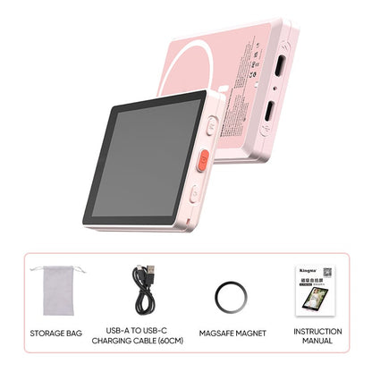 Magnetic selfie screen for smartphones