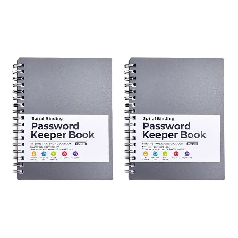 A6 Coil Password Keeper Book