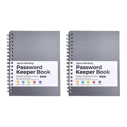 A6 Coil Password Keeper Book