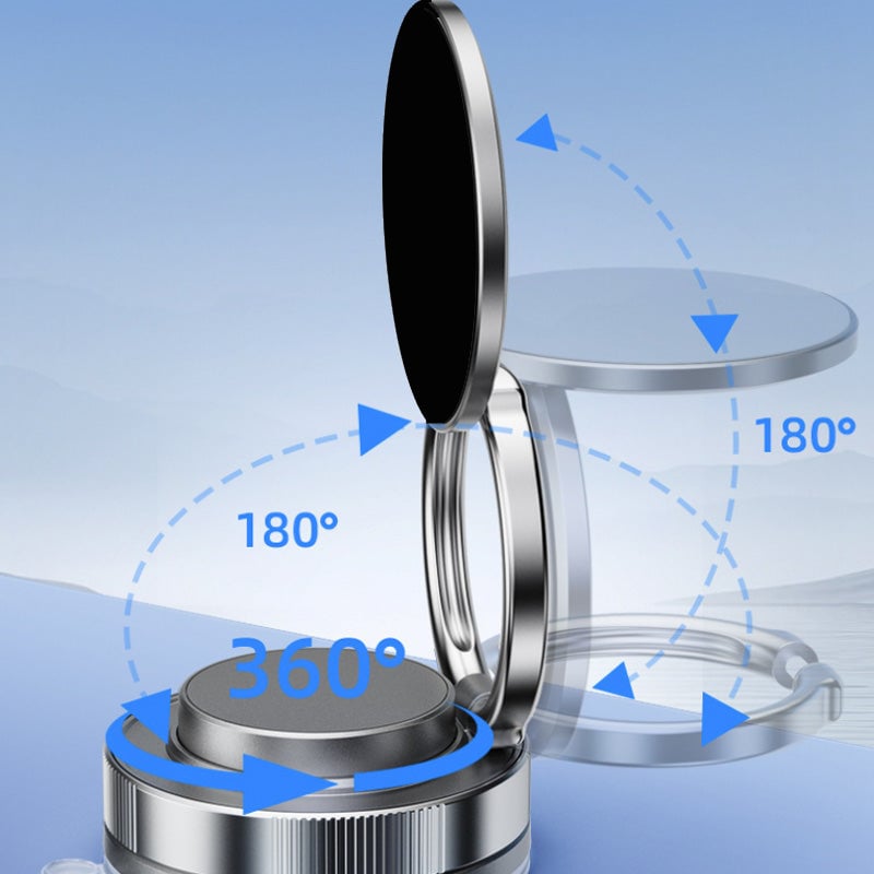 Soporte magnético para teléfono con vacío ajustable de 360°
