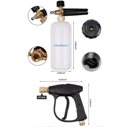 SALE - Water Spray Tool with 5 Pressure Washer Nozzles