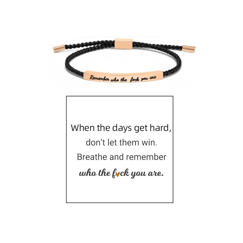 Pulsera Inspire ajustable trenzada