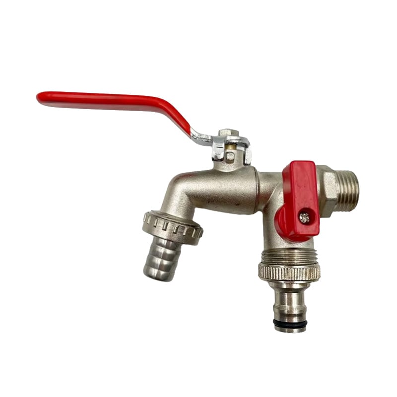 Zinc Alloy Dual Outlet Faucet for Gardening