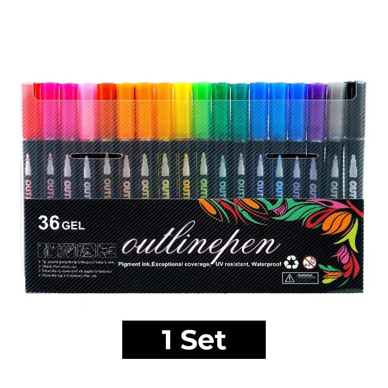 Dreamy Sparkle Dual-Line Contour Pen