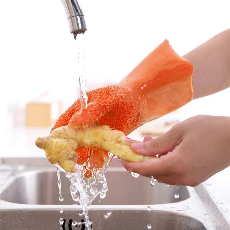 VEGETABLE CLEANER GLOVES