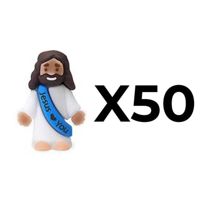 Mini Jesus Figurines -Dark Skin