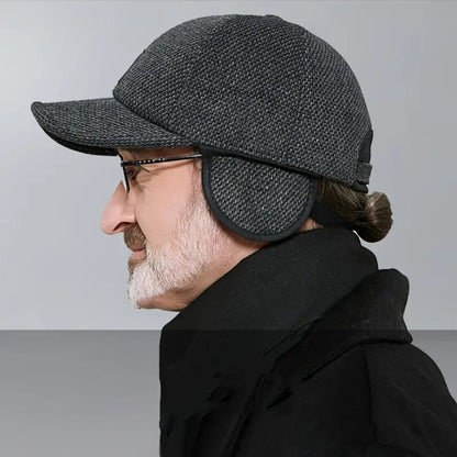 🧢Winter Baseball Cap with Ear Muffs🧢
