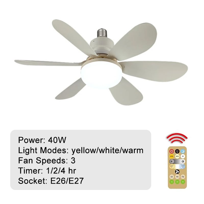 Ceiling Fan with LED Light