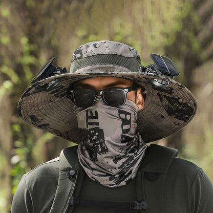 Solar Fan Outdoor Fishing Hat