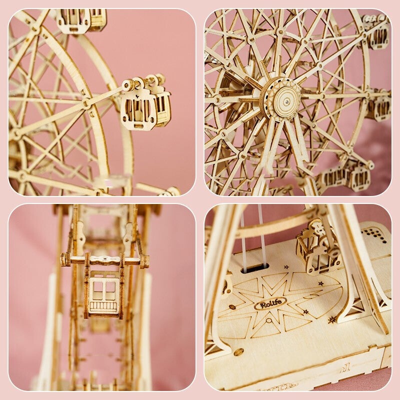 Creative Wooden Three-dimensional Jigsaw Puzzle