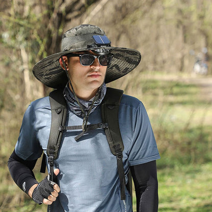 Solar Fan Outdoor Fishing Hat