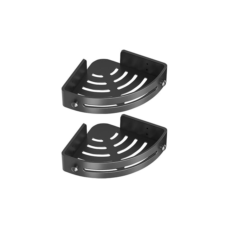 No-Drill Bathroom Corner Shelf