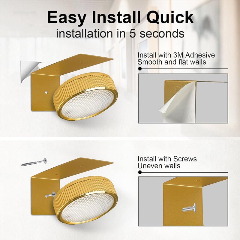 Picture Lights For Wall With 3 Color Temps - 3 Pack