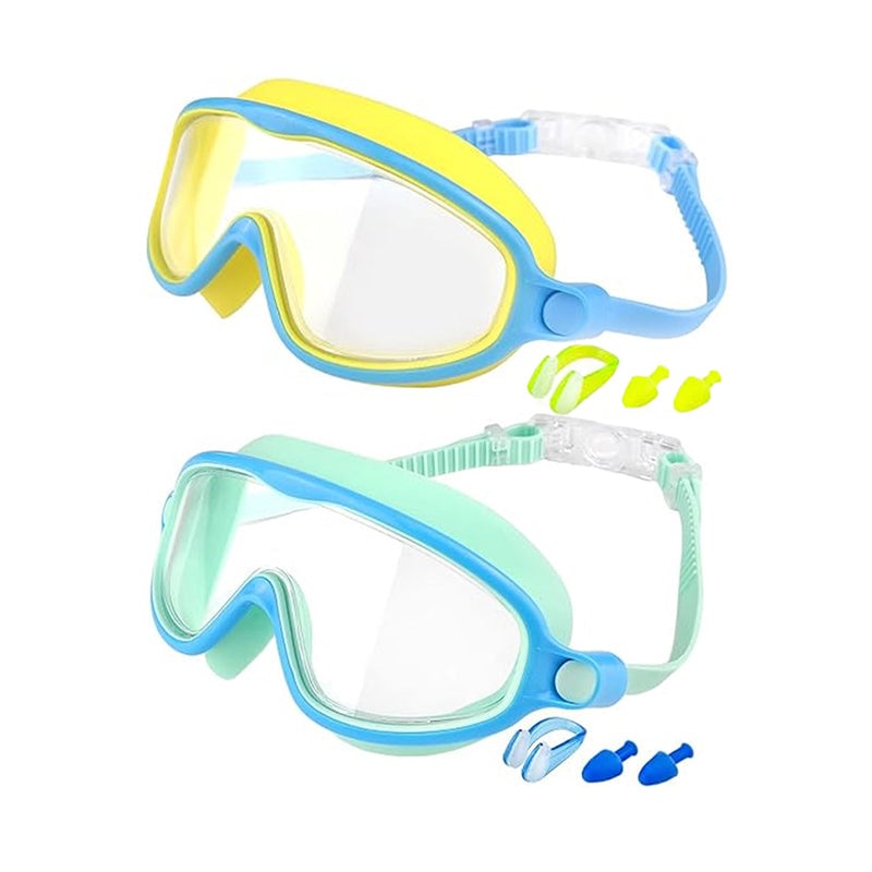 High Definition Waterproof Anti-fog Large Frame Swimming Goggles【Set Of 2 PCS】