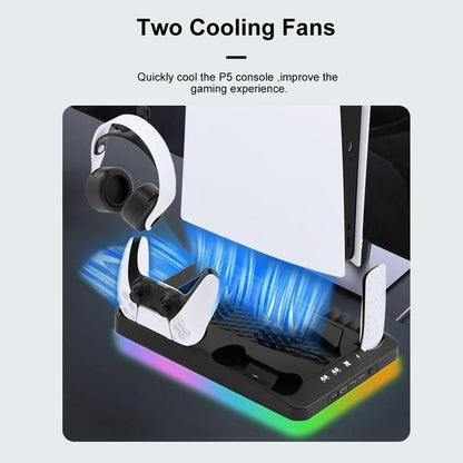 Base Cooling Bracket for Dual PS5 Controller