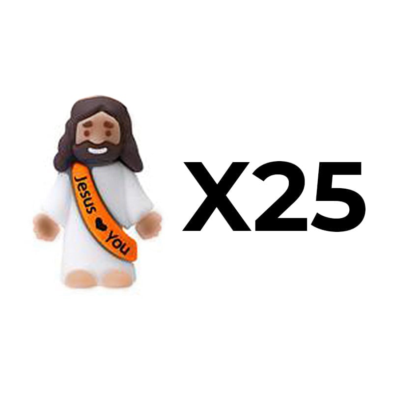 Mini Jesus Figurines -Dark Skin