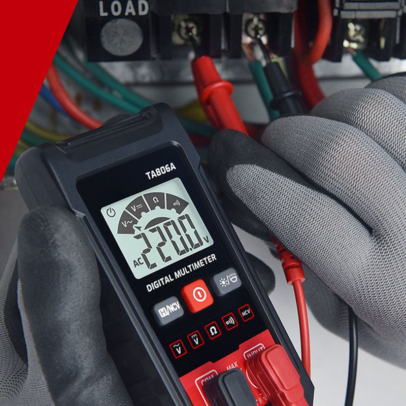 Compact Digital Multimeter Tester With Auto Recognition