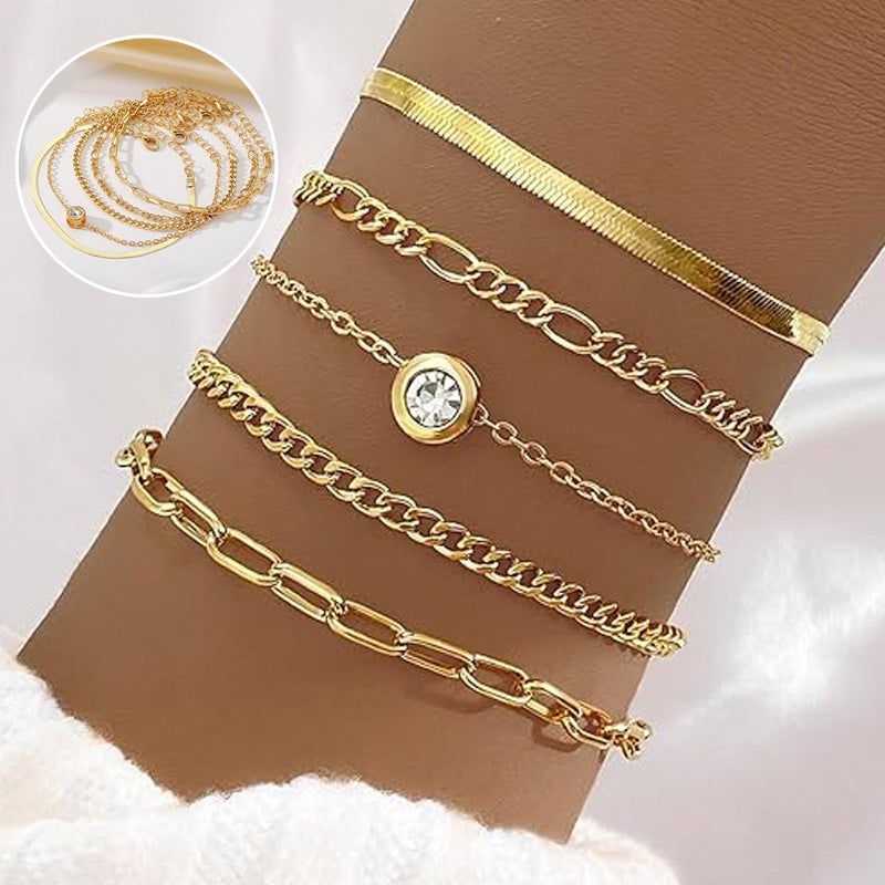 5pcs Personalized Bracelet Set