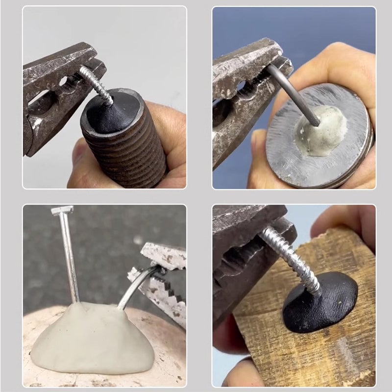 Plastic steel mud iron casting glue