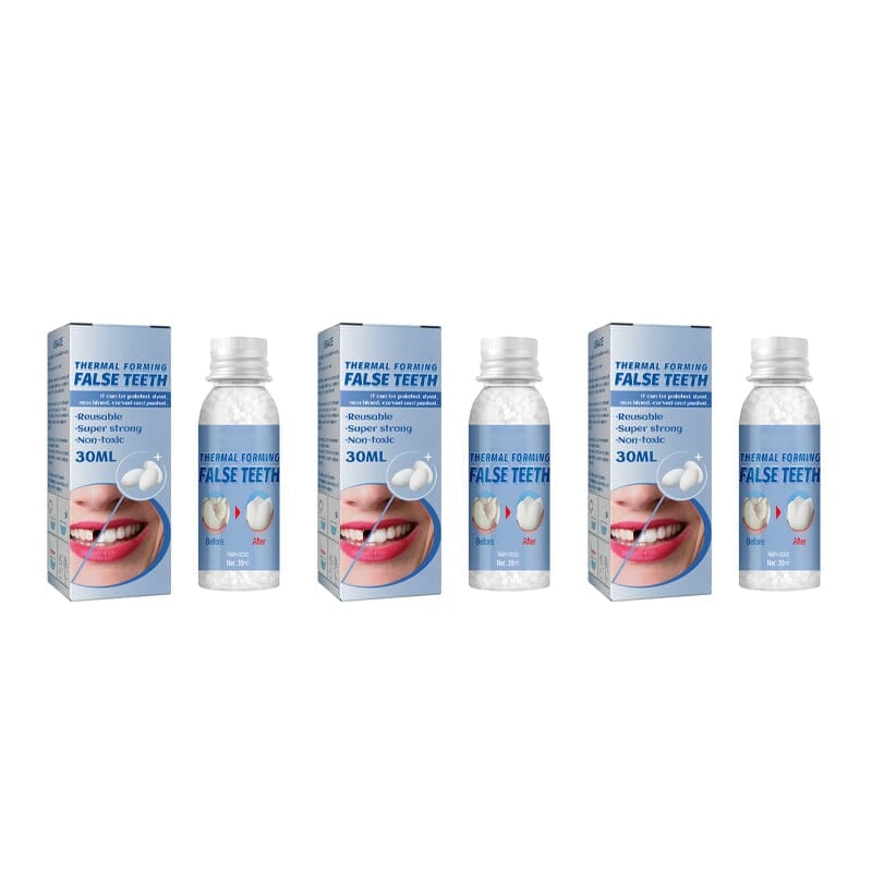 👨‍⚕️Moldable False Teeth for Temporary Tooth Fillings