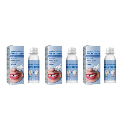 👨‍⚕️Moldable False Teeth for Temporary Tooth Fillings