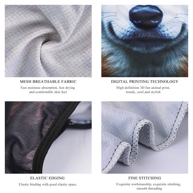 Sunscreen Outdoor 3D Cat Pattern Face Mask