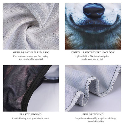 Sunscreen Outdoor 3D Cat Pattern Face Mask