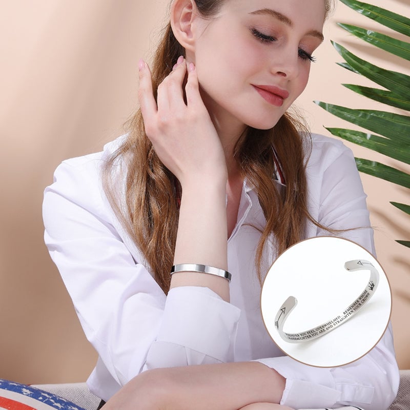 For Daughter - Whenever You Feel Overwhelmed...Crown Bracelet