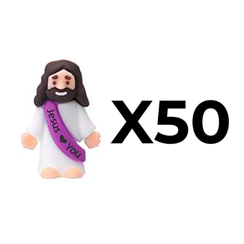 Mini Jesus Figurines -Dark Skin