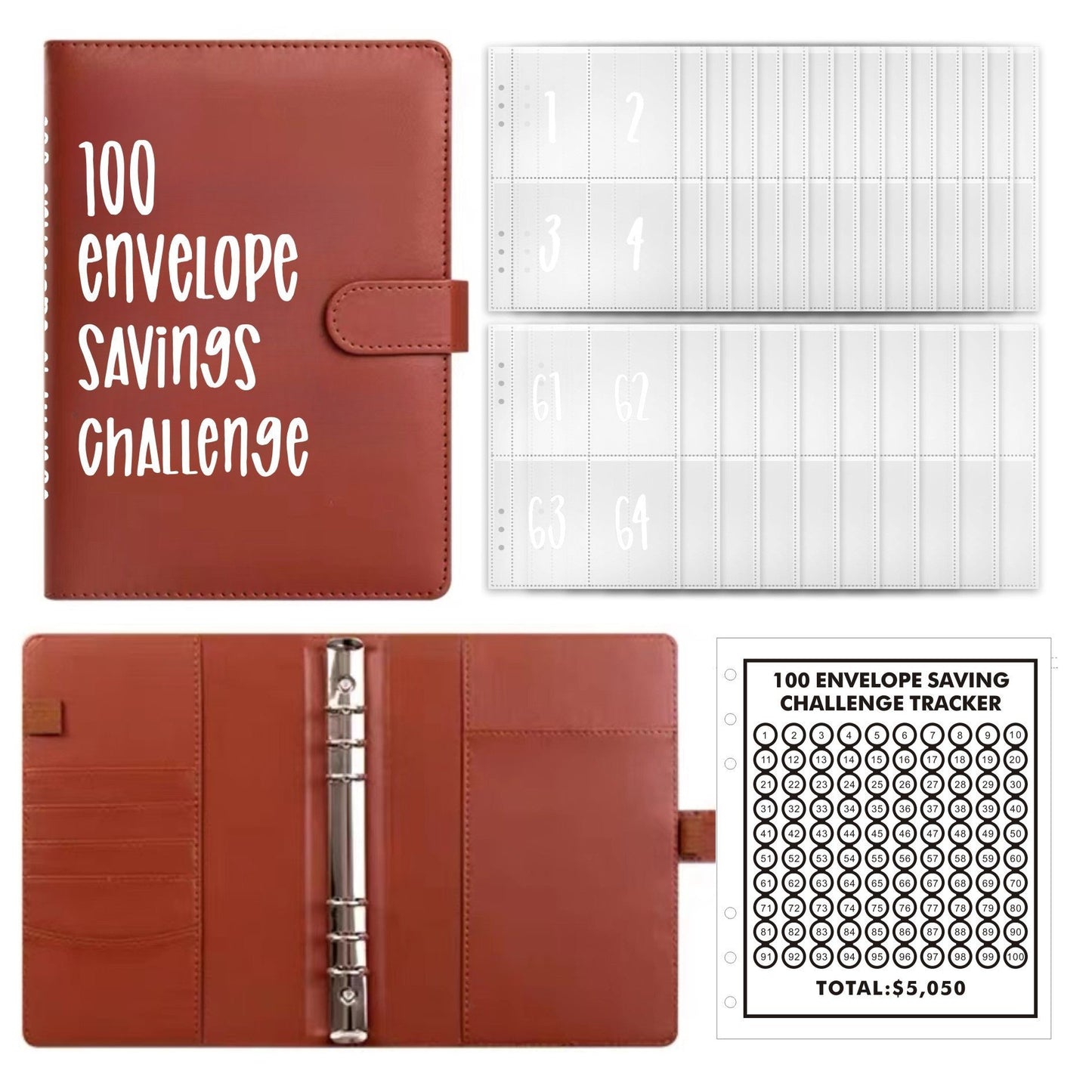 ✨100 Envelope Challenge Binder