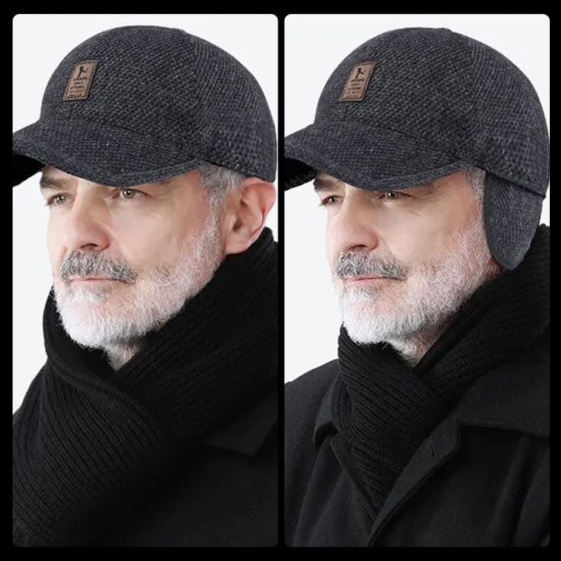 🧢Winter Baseball Cap with Ear Muffs🧢