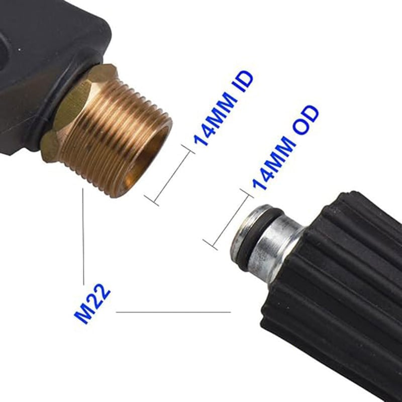 SALE - Water Spray Tool with 5 Pressure Washer Nozzles